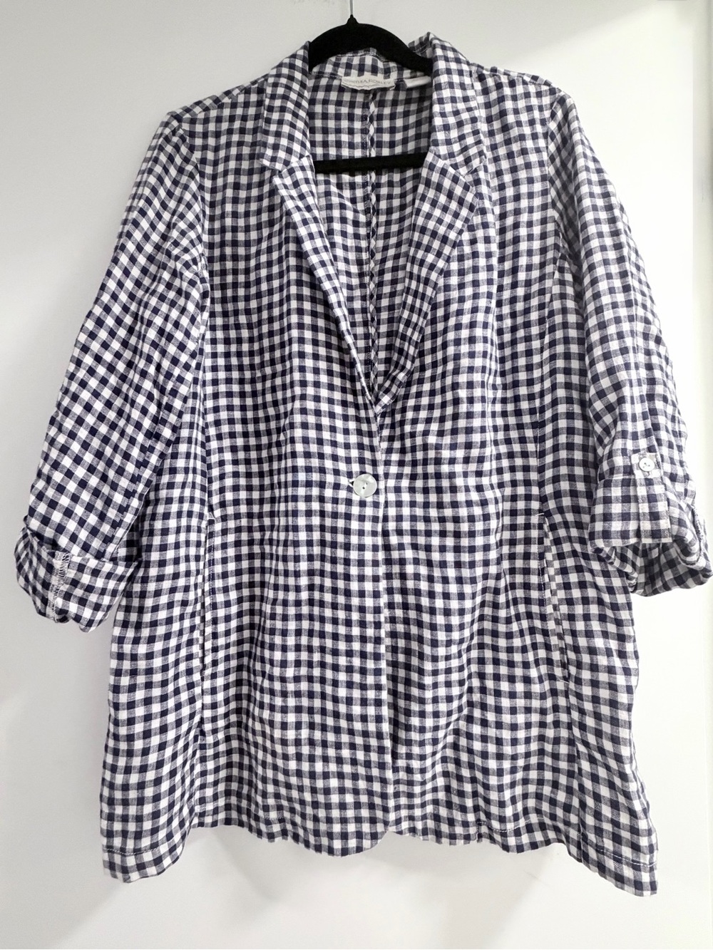 Vintage Cynthia Rowley 100% Linen Blazer Jacket